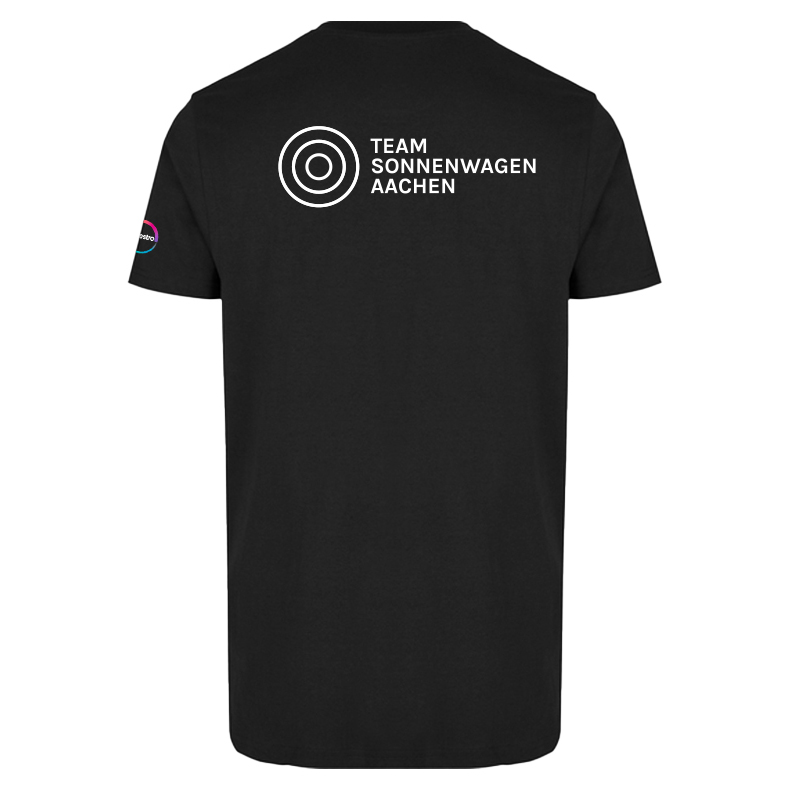 T-Shirt schwarz Herren Sonnenwagenshirt