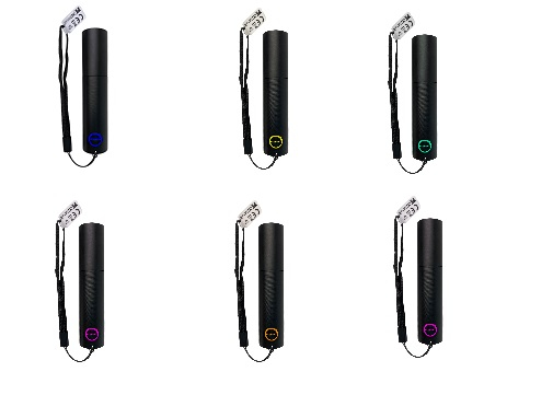 Taschenlampe Metmaxx® „BlackChargeMicro“ 